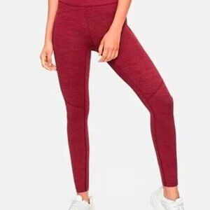 Outdoor Voices Core Tow-Tone Leggings Red/Black Size XS | VGUC